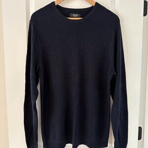 Men's Nordstrom Navy Blue Crew Neck Sweater